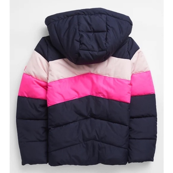 GAP Girls Puffer Winter Coat size M/8 - Picture 2 of 3